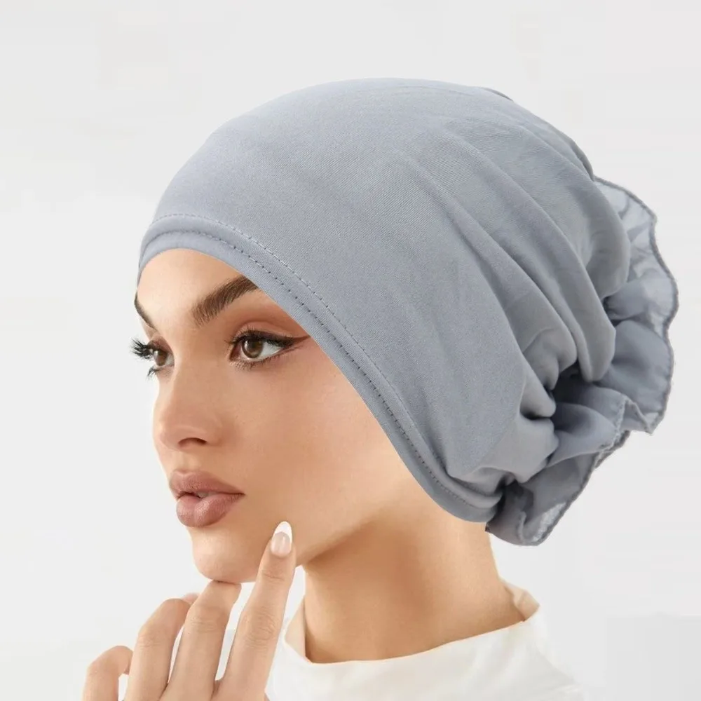 New Vintage Hijab Caps Elastic Wrap Style Flower Turban Hat Soft Polyester Breathable Head Wrap Cap Hair Loss
New Vintage Hijab Caps Elastic Wrap Style Flower Turban Hat Soft Polyester Breathable Head Wrap Cap Hair Loss