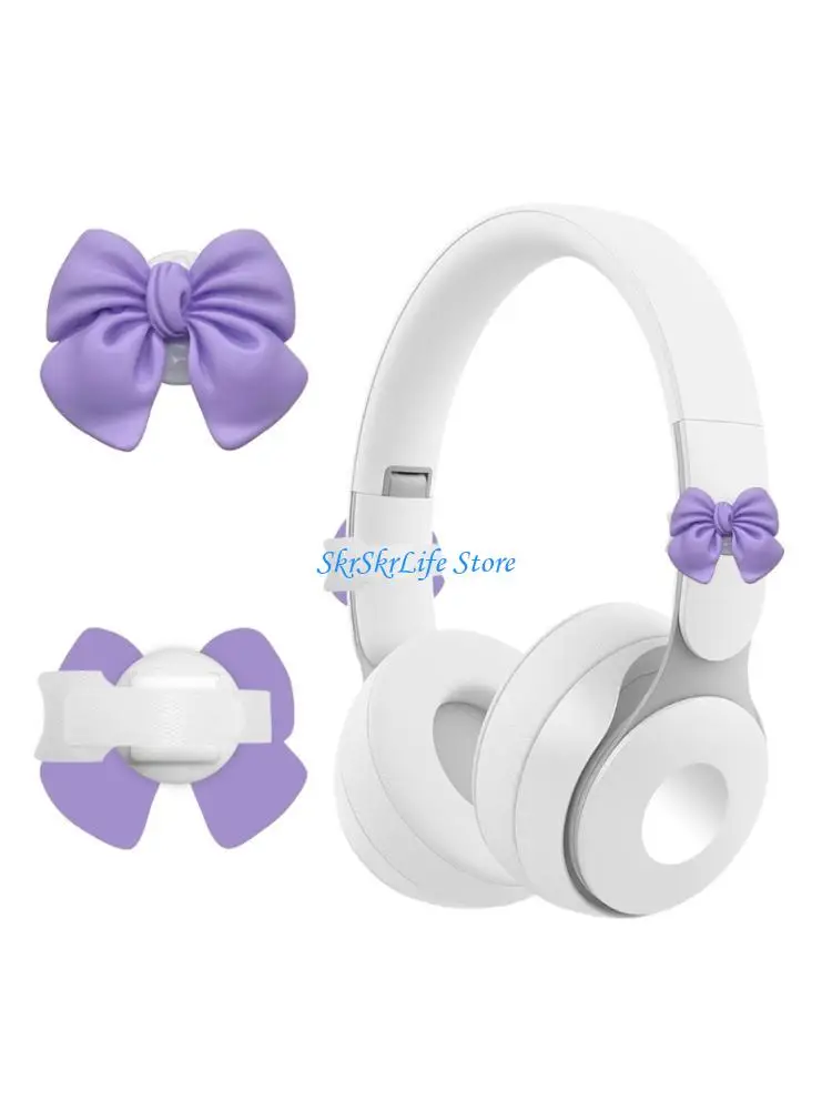 E65E Resin Bows Clip Headband Charm For Headphones Adjustable Straps Comfortable Wear Not Need Tools For Fast Setups
E65E Resin Bows Clip Headband Charm For Headphones Adjustable Straps Comfortable Wear Not Need Tools For Fast Setups