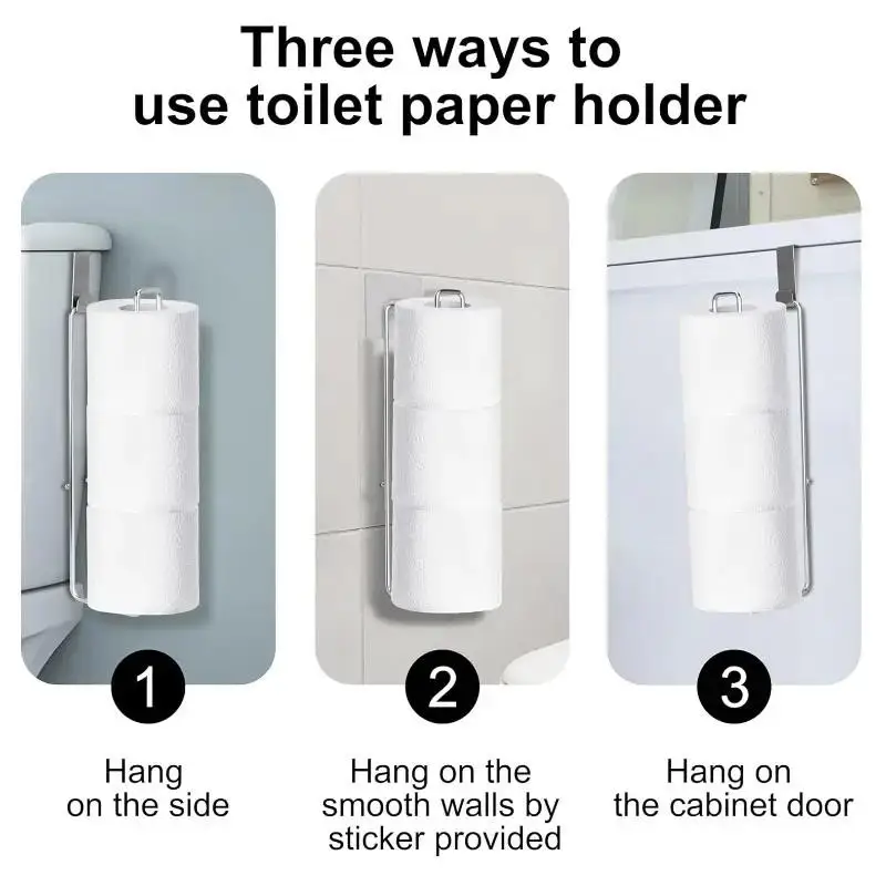 CPI-1Pc Heavy Duty Iron Toilet Paper Towel Rack - Wall Mounted Roll Holder with Storage Shelf,Multi-Purpose for Bathroom Kitchen
CPI-1Pc Heavy Duty Iron Toilet Paper Towel Rack - Wall Mounted Roll Holder with Storage Shelf,Multi-Purpose for Bathroom Kitchen