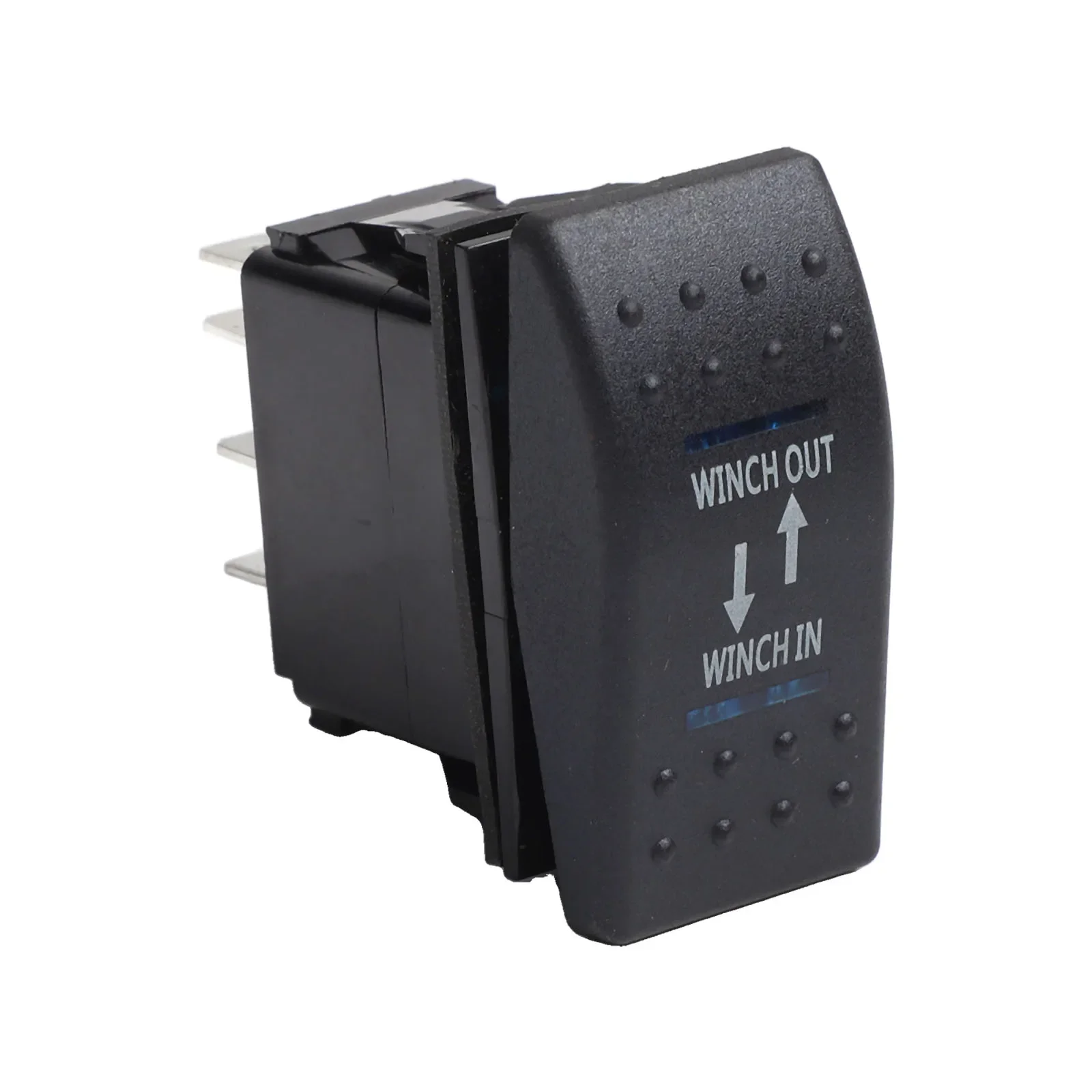 7-Pin Winch In/Out Rocker Switch (ON)-OFF-(ON) Switch 12V-24V 7-Pin Blue IP67 Momentary Switch Hot Sale Brand New
7-Pin Winch In/Out Rocker Switch (ON)-OFF-(ON) Switch 12V-24V 7-Pin Blue IP67 Momentary Switch Hot Sale Brand New