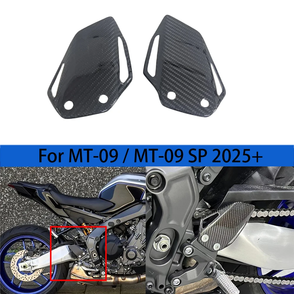 100% Carbon Fiber Motorcycle FootPeg Footrest Set Heel Plates Guard Protector Accessories For Yamaha MT09 MT-09 SP 2025+
100% Carbon Fiber Motorcycle FootPeg Footrest Set Heel Plates Guard Protector Accessories For Yamaha MT09 MT-09 SP 2025+