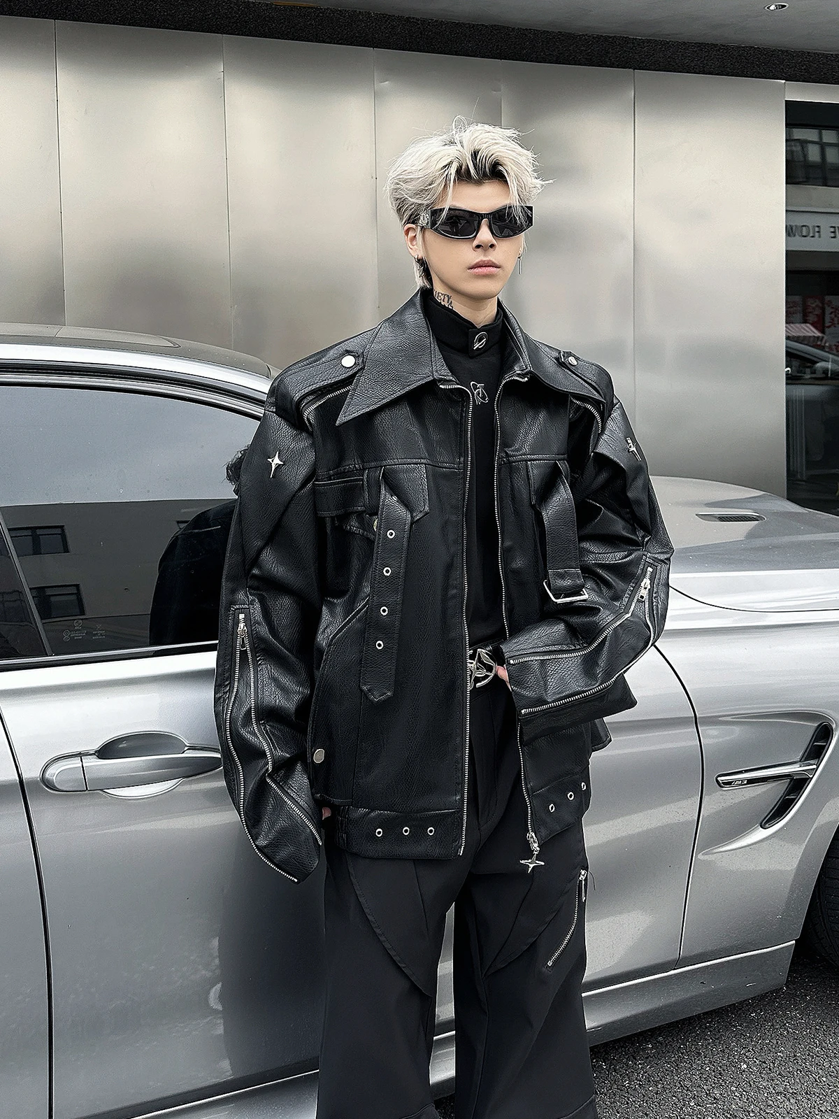 Мужская куртка-жакет из искусственной кожи в американском стиле, свободного кроя, для осеннего сезона, в стиле мотоциклетной куртки
Мужская куртка-жакет из искусственной кожи в американском стиле, свободного кроя, для осеннего сезона, в стиле мотоциклетной куртки