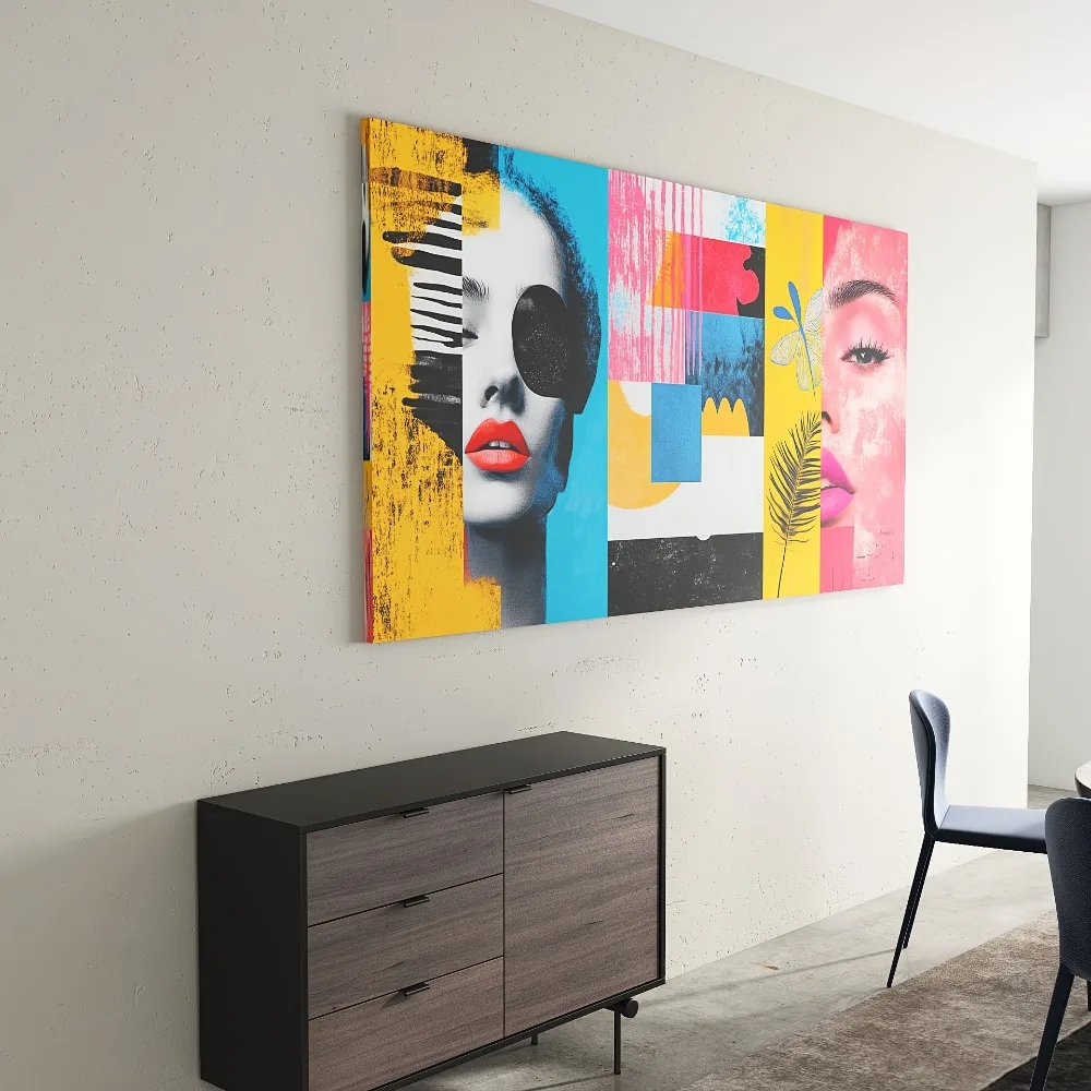 Lost in endless colors: interweaving and disillusion of light and shadow, 1.5 inch thick pine frame, interior decoration
Lost in endless colors: interweaving and disillusion of light and shadow, 1.5 inch thick pine frame, interior decoration