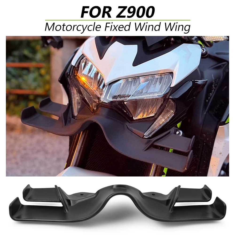 Motorcycle Downforce Naked Frontal Spoilers Winglet Aerodynamic Wing Front Spoiler Kit For Kawasaki Z900 2024 z 900 2020-2023
Motorcycle Downforce Naked Frontal Spoilers Winglet Aerodynamic Wing Front Spoiler Kit For Kawasaki Z900 2024 z 900 2020-2023