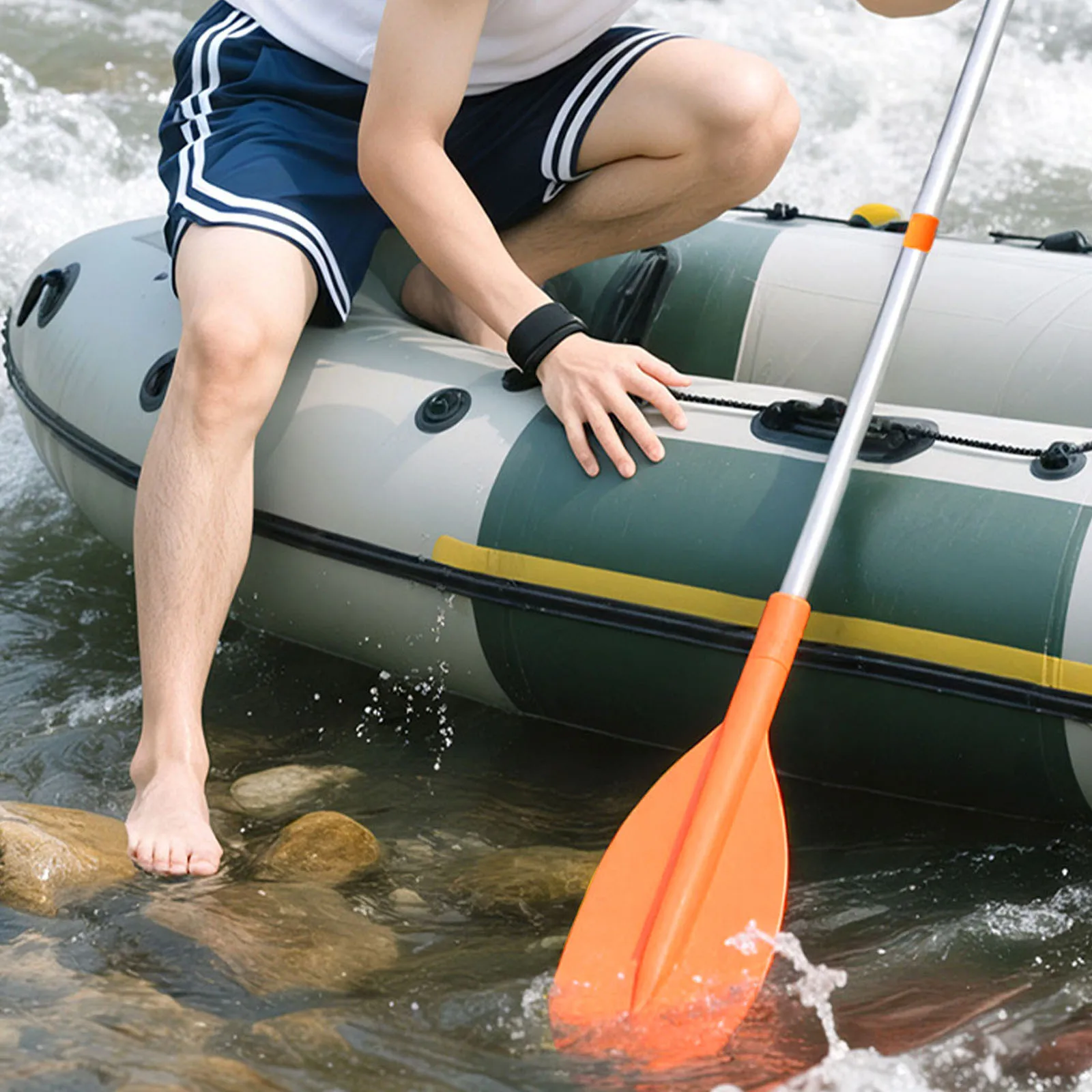 Telescoping Aluminum Boat Oars 53.5-108.5cm Adjustable Length Boat Rafting Paddle Lightweight for Inflatable Boats Rubber Dinghy
Telescoping Aluminum Boat Oars 53.5-108.5cm Adjustable Length Boat Rafting Paddle Lightweight for Inflatable Boats Rubber Dinghy
