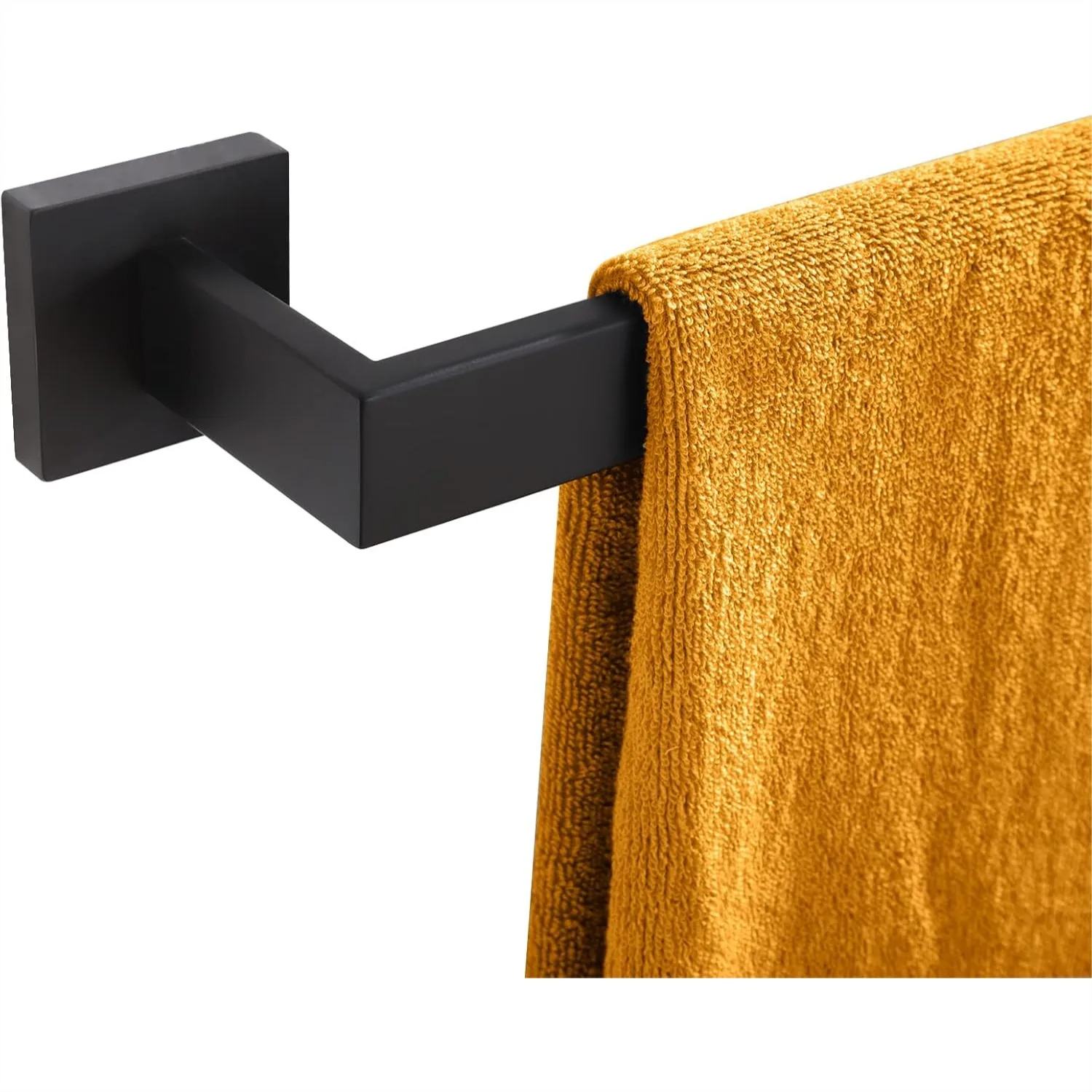 24-Inch Towel Bar, Wall Mounted Stainless Steel Towel Rack for Bathroom and Kitchen in Matte Black
24-Inch Towel Bar, Wall Mounted Stainless Steel Towel Rack for Bathroom and Kitchen in Matte Black