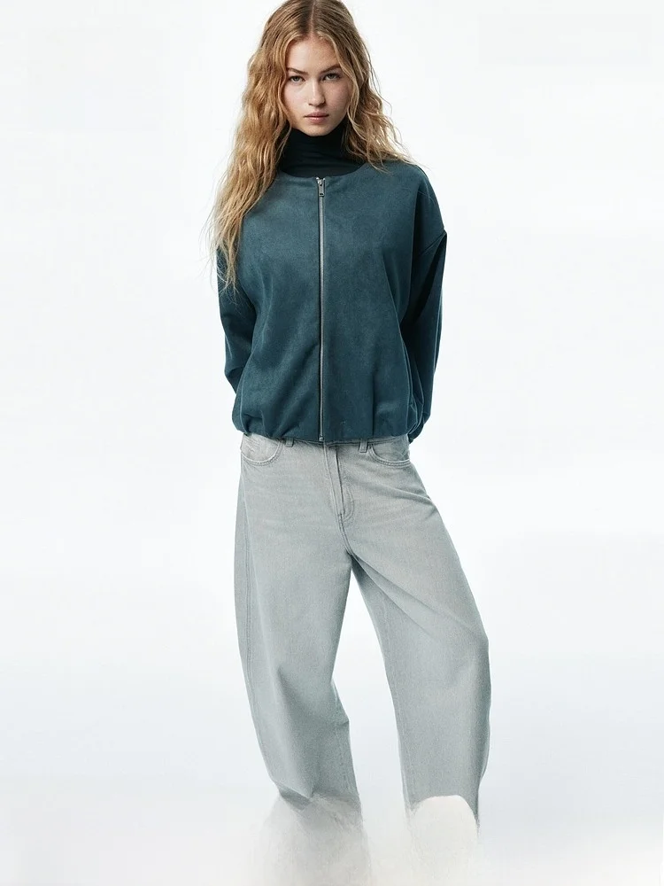 H&M Весенняя женская толстовка-куртка из ткани с эффектом потертости, в стиле панк, на молнии, из полиэстера и эластана, универсальная, стандартной длины
H&M Весенняя женская толстовка-куртка из ткани с эффектом потертости, в стиле панк, на молнии, из полиэстера и эластана, универсальная, стандартной длины