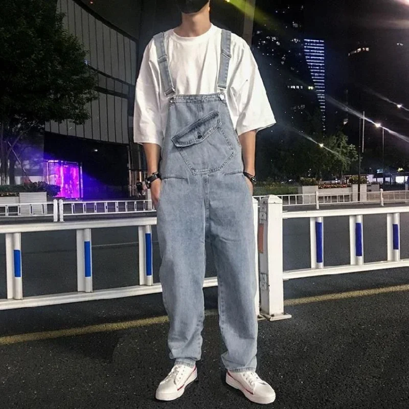 Fashion Tooling Denim Pants Overalls Couple Casual Loose High Street Large Size Straight Leg Jumpsuits Male Clothes
Fashion Tooling Denim Pants Overalls Couple Casual Loose High Street Large Size Straight Leg Jumpsuits Male Clothes