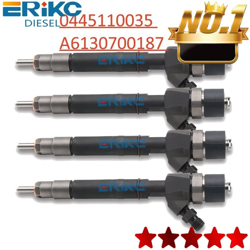 4PC 0445110035 A6130700187 Common Rail Diesel Fuel Injector 0 445 110 035 Auto Engine Nozzle 0445110 035 for Mercedes-Benz
4PC 0445110035 A6130700187 Common Rail Diesel Fuel Injector 0 445 110 035 Auto Engine Nozzle 0445110 035 for Mercedes-Benz