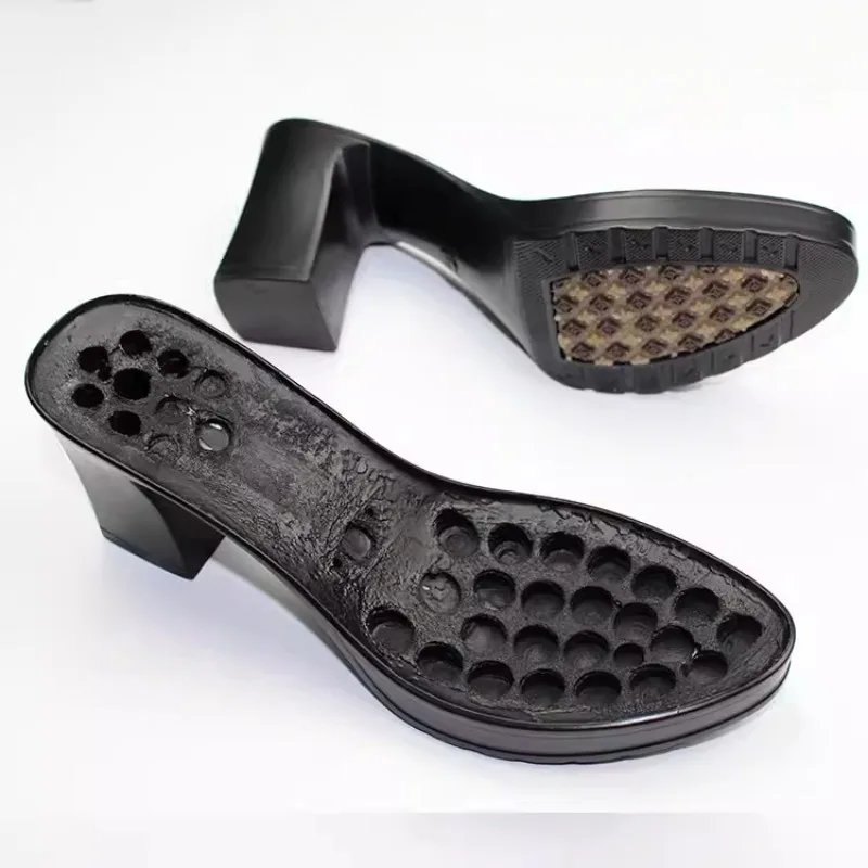 1 пара резиновых износостойких накладок для ремонта подошвы туфель на высоком каблуке, противоскользящие сменные аксессуары
1 пара резиновых износостойких накладок для ремонта подошвы туфель на высоком каблуке, противоскользящие сменные аксессуары