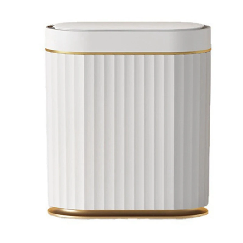 2 Gallon Waterproof Automatic Trash Can With Lid, Motion Sensor For Bedroom, Bathroom, Kitchen, Office Reusable
2 Gallon Waterproof Automatic Trash Can With Lid, Motion Sensor For Bedroom, Bathroom, Kitchen, Office Reusable