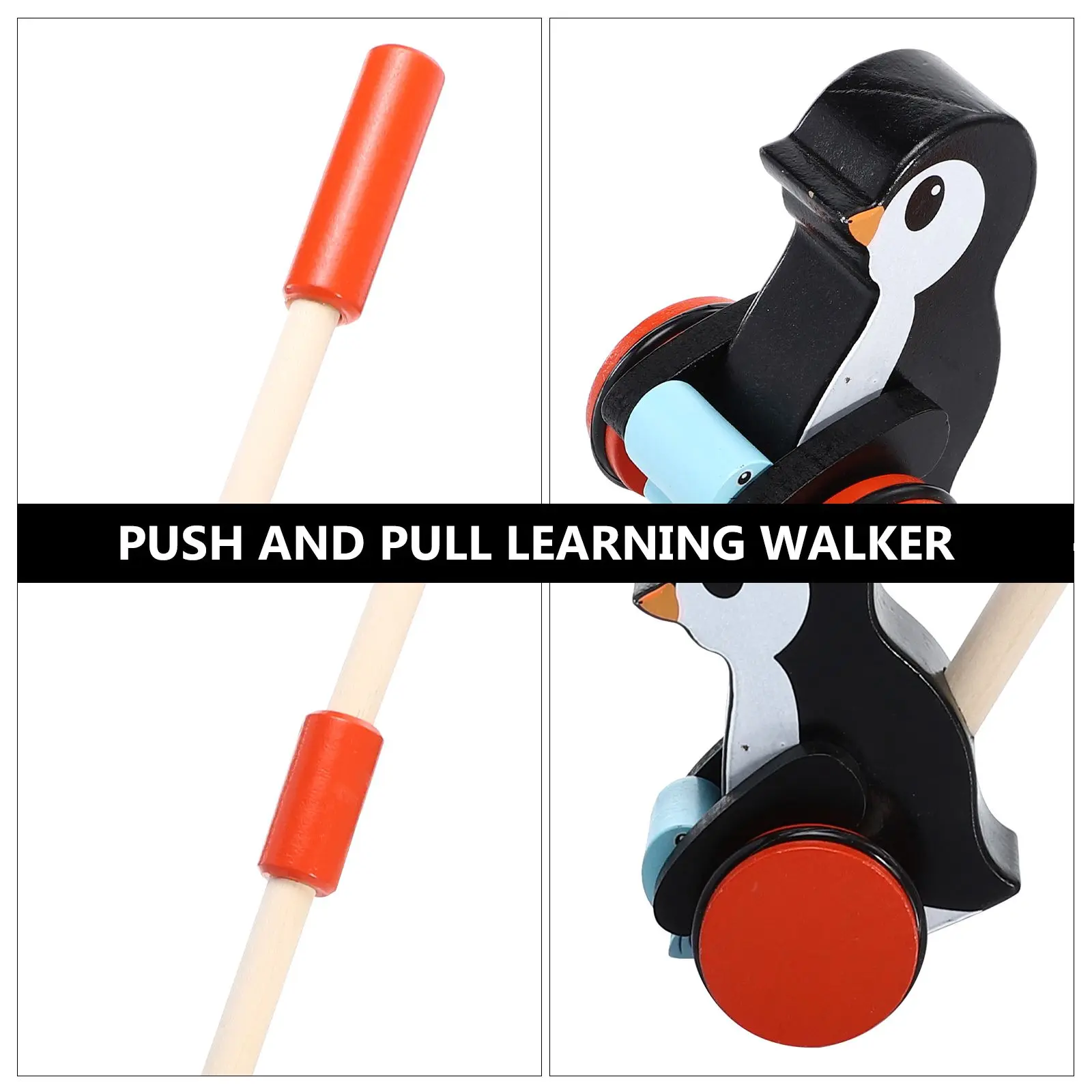 Toddler Walker Push Pull Learning Toy Car Baby Activity Cart Smooth Wooden Grip Strength Coordination Hand Leg Muscles Sensory
Toddler Walker Push Pull Learning Toy Car Baby Activity Cart Smooth Wooden Grip Strength Coordination Hand Leg Muscles Sensory