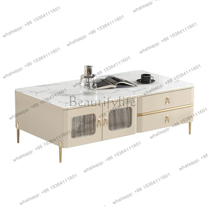 Light luxury rock slab coffee table living room home simple modern floor square tea table
Light luxury rock slab coffee table living room home simple modern floor square tea table