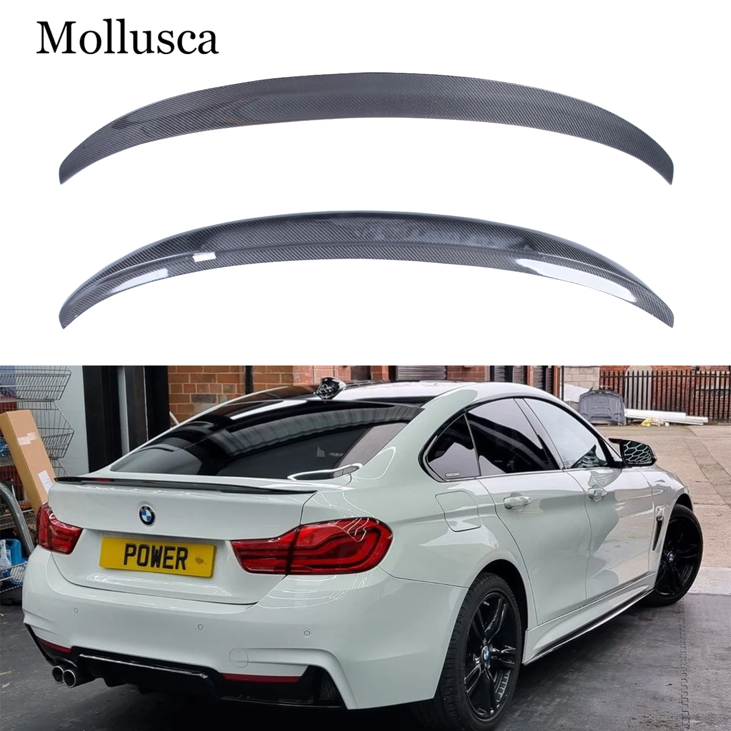 For BMW 4 Series F36 4Door Cran Coupe P Style Carbon fiber Rear Spoiler Trunk wing 2014-2019
For BMW 4 Series F36 4Door Cran Coupe P Style Carbon fiber Rear Spoiler Trunk wing 2014-2019