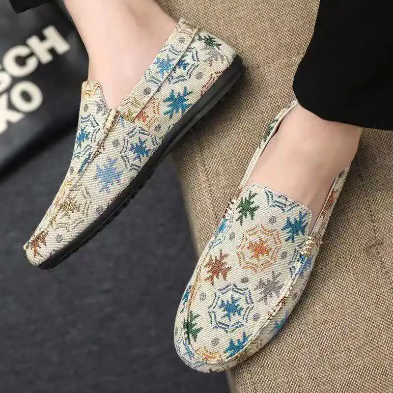 Spring Autumn Men's Fashionable Personalized Soft-Tread Anti-Slip Lightweight Breathable Odor-Removing Leisure Canvas Shoes
Spring Autumn Men's Fashionable Personalized Soft-Tread Anti-Slip Lightweight Breathable Odor-Removing Leisure Canvas Shoes