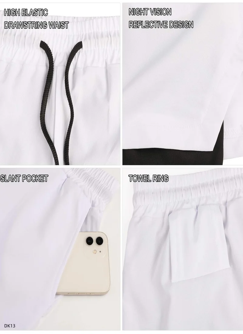 New men's running double-layer shorts, quick drying fitness 2-in-1 shorts, men's sports training and bodybuilding shorts, men's
New men's running double-layer shorts, quick drying fitness 2-in-1 shorts, men's sports training and bodybuilding shorts, men's