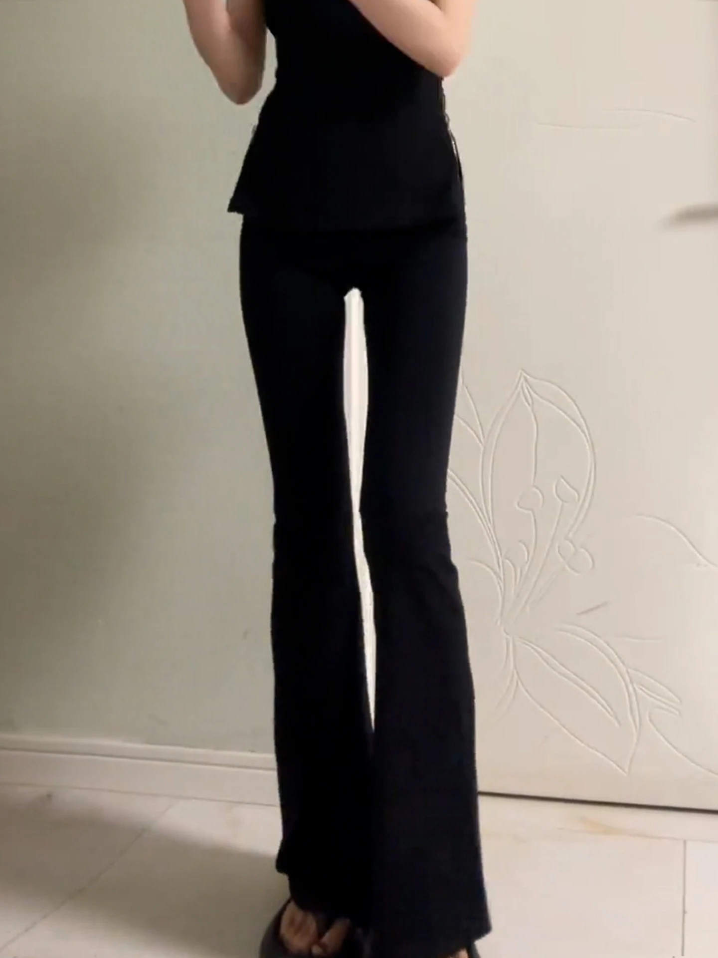 Bla High Waist Slimming Yoga Pants Women's Summer Autumn Winter Wide Leg Pants Slight Flare Casual Trousers for Ladies
Bla High Waist Slimming Yoga Pants Women's Summer Autumn Winter Wide Leg Pants Slight Flare Casual Trousers for Ladies