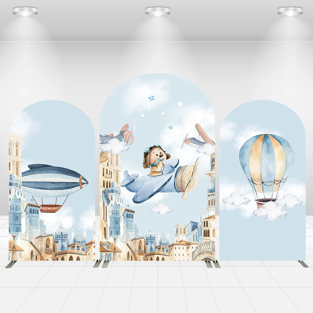 Bear Pilot Adventure Travel Kids Birthday Baby Shower Covers Chiara Arch Wall Background Decor Backdrop Banner Photo Studio
Bear Pilot Adventure Travel Kids Birthday Baby Shower Covers Chiara Arch Wall Background Decor Backdrop Banner Photo Studio