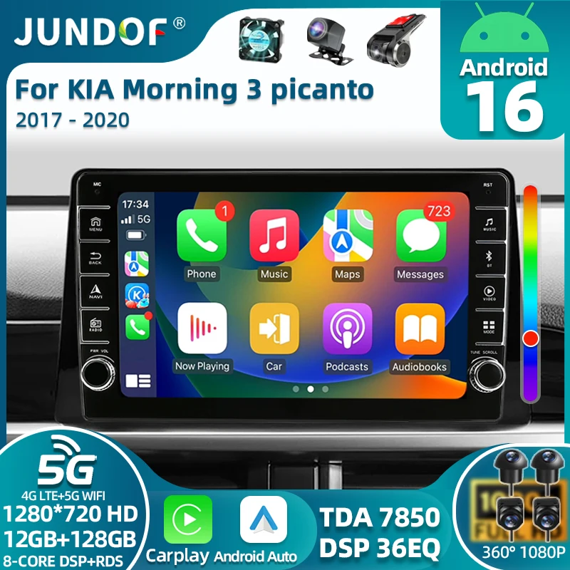 9 Inch Car Multimedia Player for KIA Morning 3 Picanto 2016 2017 2018 2019 2020 Android 16 Car Stereo Car Radio GPS Carplay Auto
9 Inch Car Multimedia Player for KIA Morning 3 Picanto 2016 2017 2018 2019 2020 Android 16 Car Stereo Car Radio GPS Carplay Auto