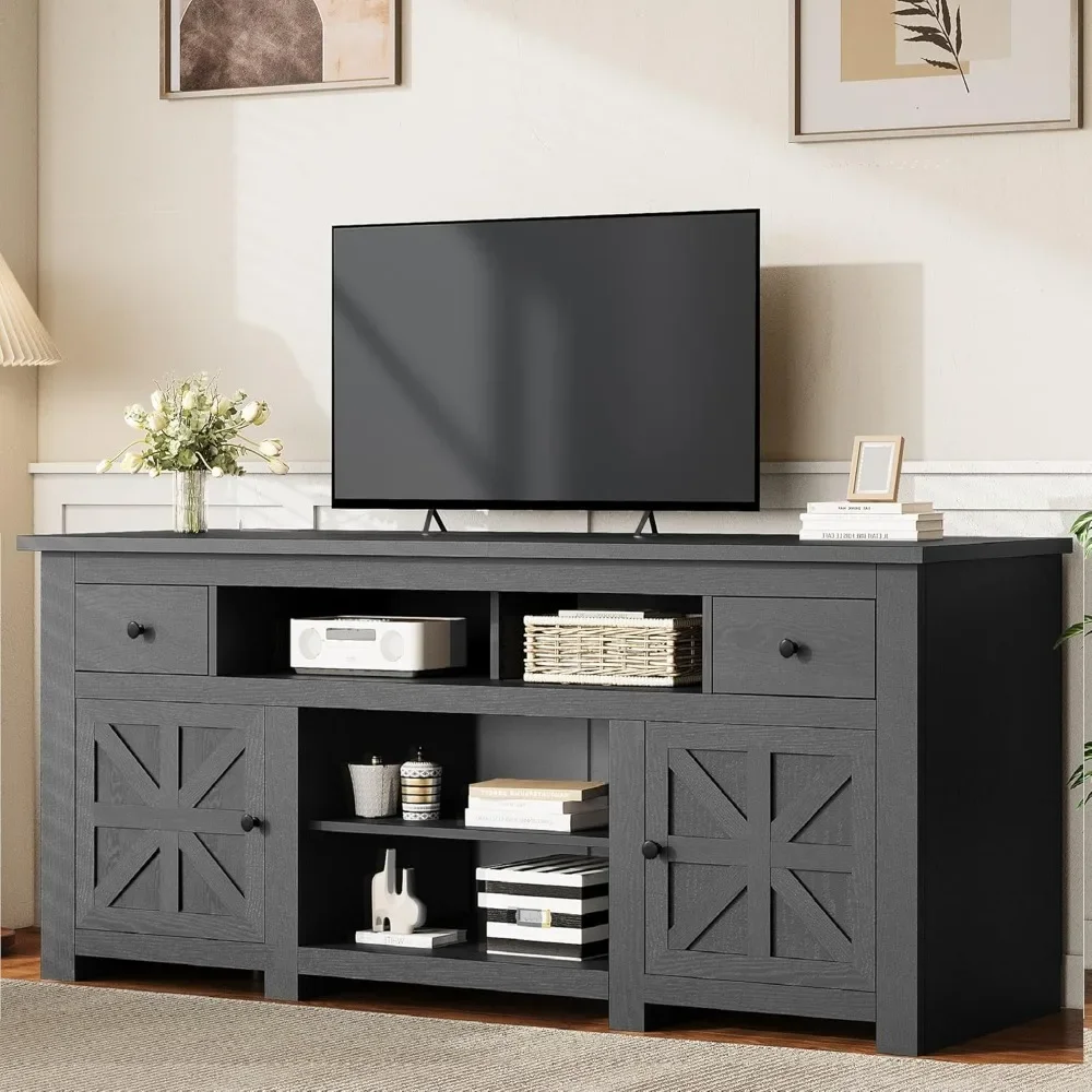 TV Stand for 75/80 Inch TV, Entertainment Center, TV Cabinet with Drawers and Power Outlet
TV Stand for 75/80 Inch TV, Entertainment Center, TV Cabinet with Drawers and Power Outlet