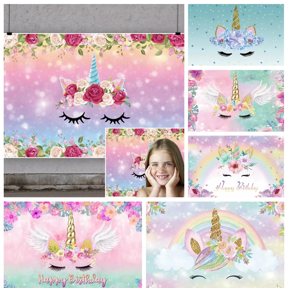 Rainbow Unicorn Princess Pegasus Girl 1st Birthday Party Newborn Baby Shower Photography Background Decor Banner Cusotm Props
Rainbow Unicorn Princess Pegasus Girl 1st Birthday Party Newborn Baby Shower Photography Background Decor Banner Cusotm Props