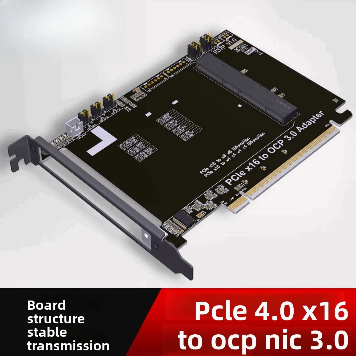 PCIe 4.0 X16 To Gen-Z 4C+/SFF-TA-1002 Adapter Supports OCP NIC 3.0
PCIe 4.0 X16 To Gen-Z 4C+/SFF-TA-1002 Adapter Supports OCP NIC 3.0