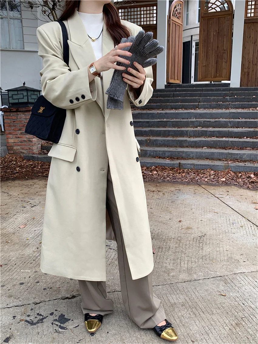 Alien Kitty Chic Minimalist Elegant Women Maxi Coats Slim New Office Lady 2023 Autumn Windbreaker All Match Daily High Street
Alien Kitty Chic Minimalist Elegant Women Maxi Coats Slim New Office Lady 2023 Autumn Windbreaker All Match Daily High Street
