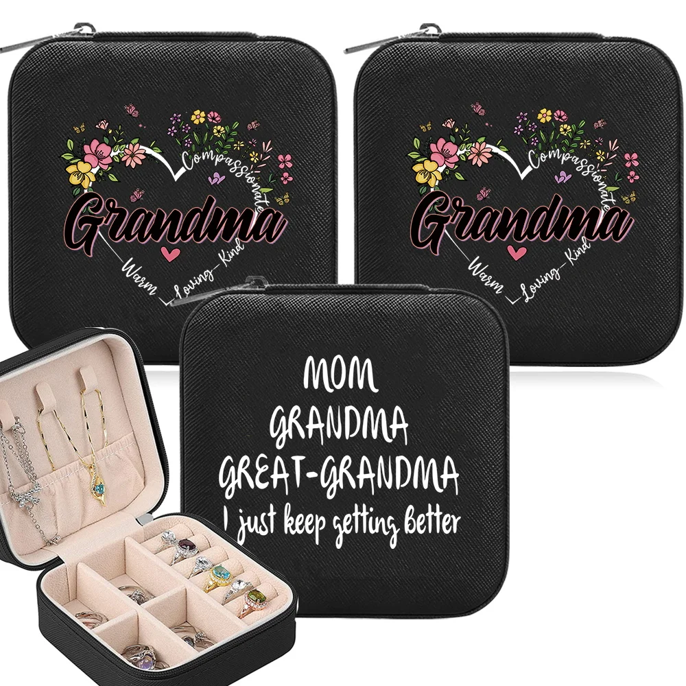 Jewelry Case Portable Jewelry Storage Box Grandma Series Travel Earrings Necklace Ring Organizer Leather Jewelry Display Boxes
Jewelry Case Portable Jewelry Storage Box Grandma Series Travel Earrings Necklace Ring Organizer Leather Jewelry Display Boxes