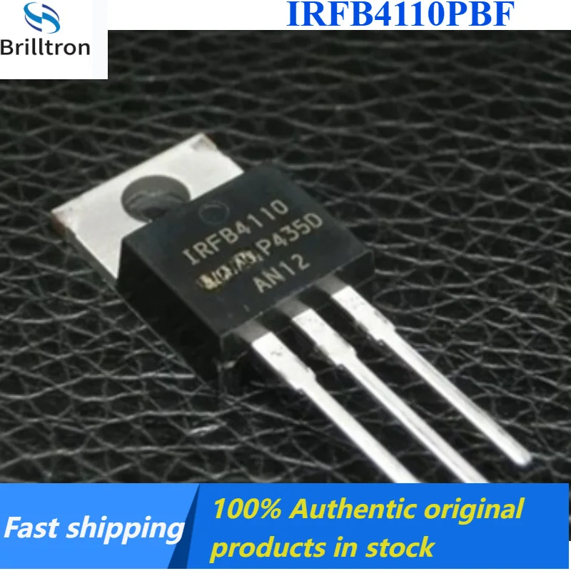 5-20PCS NEW IRFB4110PBF 100V/180A MOSFET Field Effect Transistor TO-220 Brand New Original in Stock, Fast Shipping.
5-20PCS NEW IRFB4110PBF 100V/180A MOSFET Field Effect Transistor TO-220 Brand New Original in Stock, Fast Shipping.