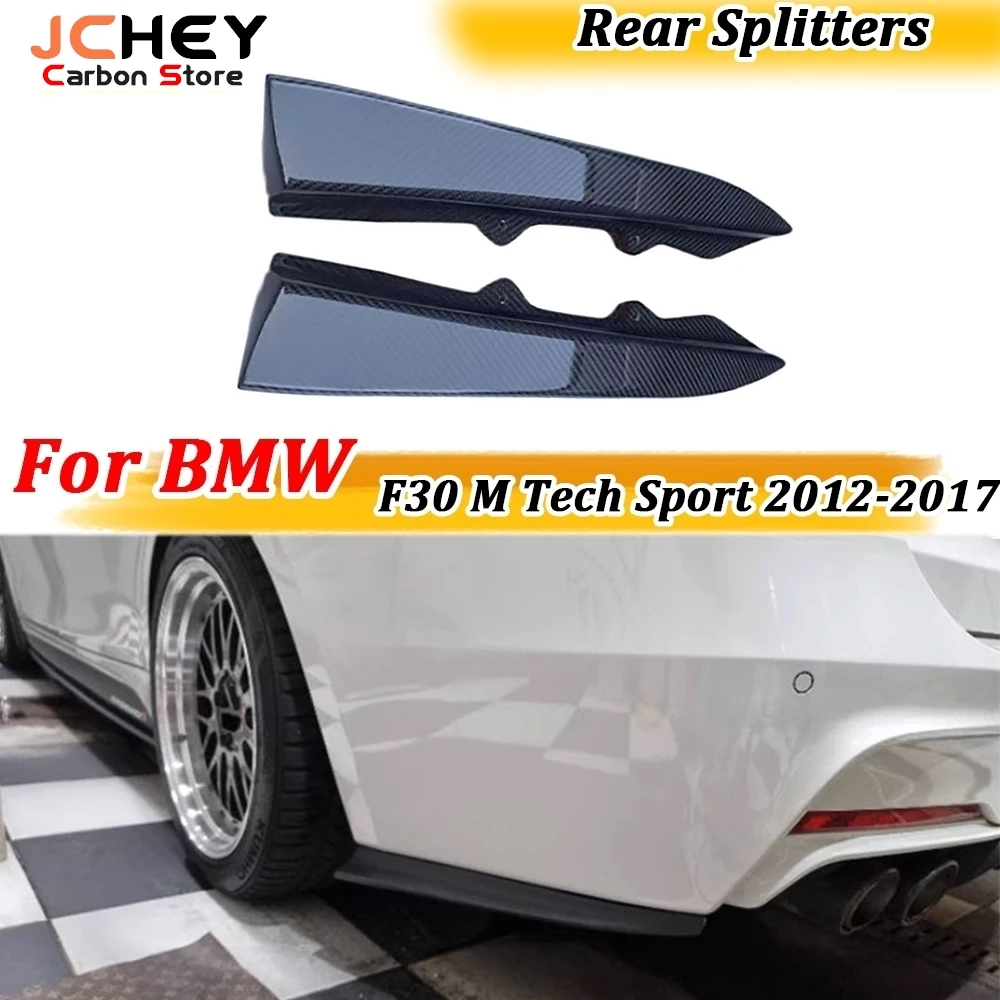 Carbon Fiber Rear Lip Splitters Flaps Spoiler For BMW 3 Series F30 M Tech Sport 2012-2017 FRP 2PCS Car Bodykits Decoration Parts
Carbon Fiber Rear Lip Splitters Flaps Spoiler For BMW 3 Series F30 M Tech Sport 2012-2017 FRP 2PCS Car Bodykits Decoration Parts