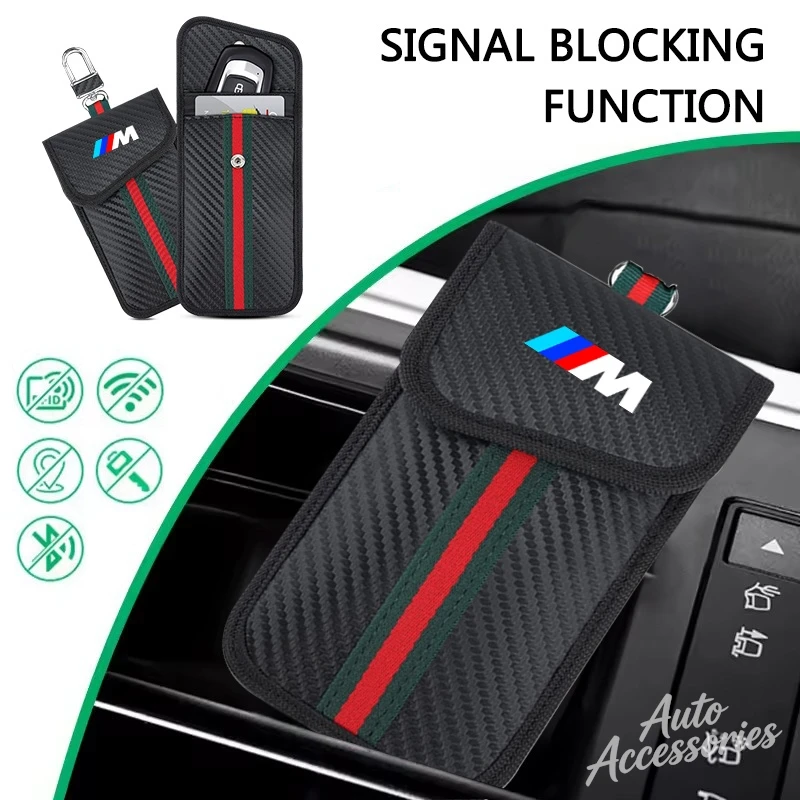 Car Key Case Emblem Storage Signal Blocker Bag Portable Accessory For BMW M X1 X2 X3 X5 X6 E46 E39 E90 E36 E60 E34 E30 F30 M1 M2
Car Key Case Emblem Storage Signal Blocker Bag Portable Accessory For BMW M X1 X2 X3 X5 X6 E46 E39 E90 E36 E60 E34 E30 F30 M1 M2
