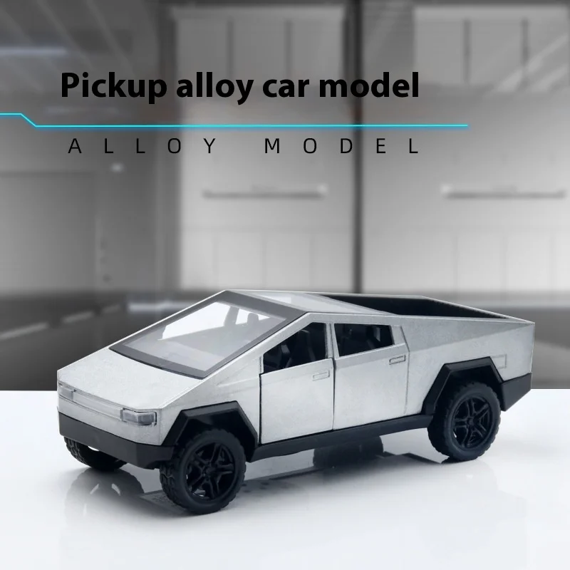 1:36 Cyber Pickup Alloy Off Road Car Model Simulation Children'S Toy Car Boys Car Decoration Children Gift Model Car In Stock
1:36 Cyber Pickup Alloy Off Road Car Model Simulation Children'S Toy Car Boys Car Decoration Children Gift Model Car In Stock