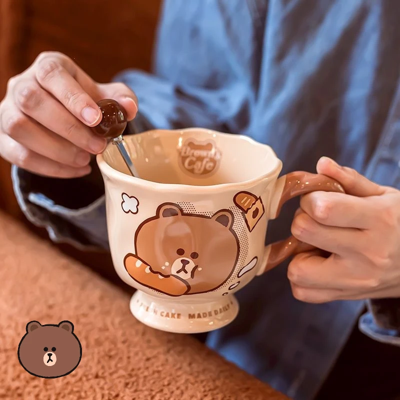 Керамическая кружка LINE FRIENDS Brown Cony Sally в стиле аниме, милая парная кружка для дома и офиса, кофейная чашка, кружка для воды, оптовая продажа, подарок
Керамическая кружка LINE FRIENDS Brown Cony Sally в стиле аниме, милая парная кружка для дома и офиса, кофейная чашка, кружка для воды, оптовая продажа, подарок