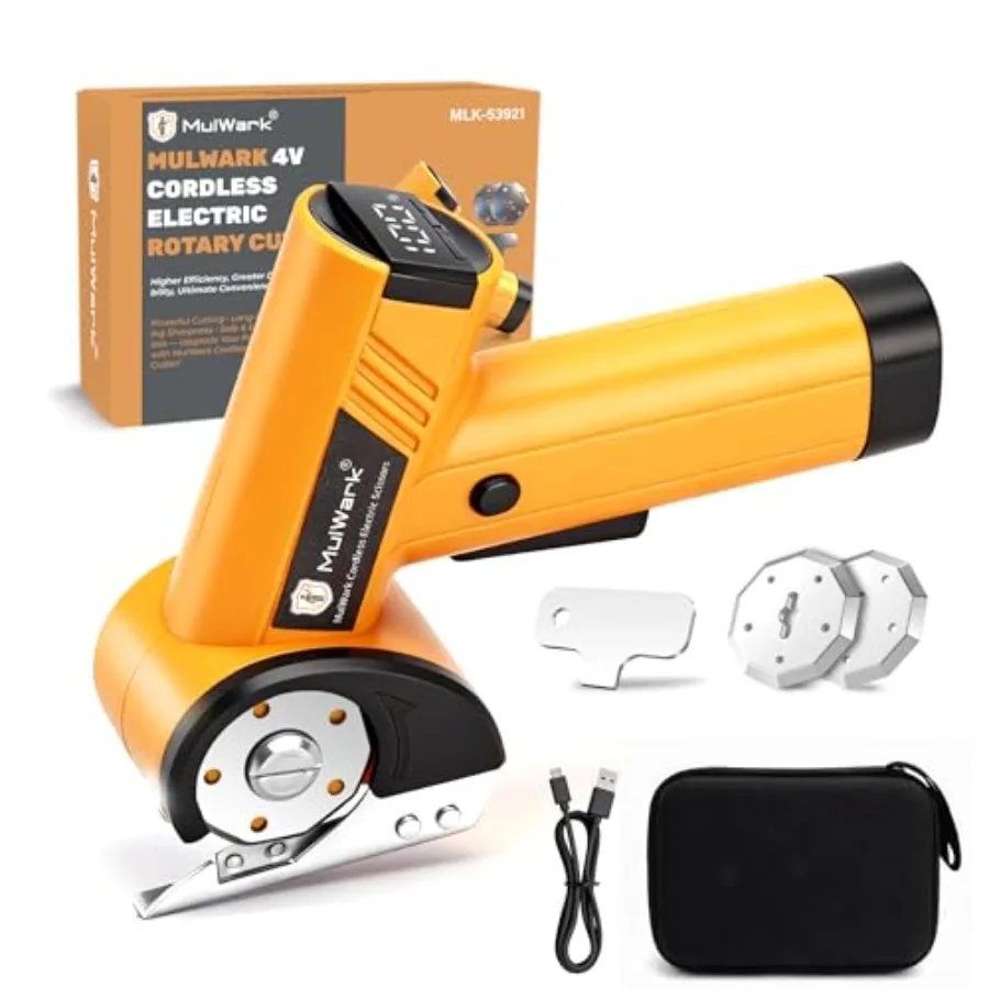 Cardboard Cutter Electric 4.2V Electric Scissors Cordless LED Display Includes 2 Spare Blades Professional Electric Box Cutter
Cardboard Cutter Electric 4.2V Electric Scissors Cordless LED Display Includes 2 Spare Blades Professional Electric Box Cutter