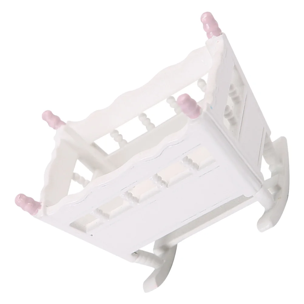 Cradle Dolls Rocking Mini Dollhouse Crib Furniture Pink Wood Cradles and Beds
Cradle Dolls Rocking Mini Dollhouse Crib Furniture Pink Wood Cradles and Beds