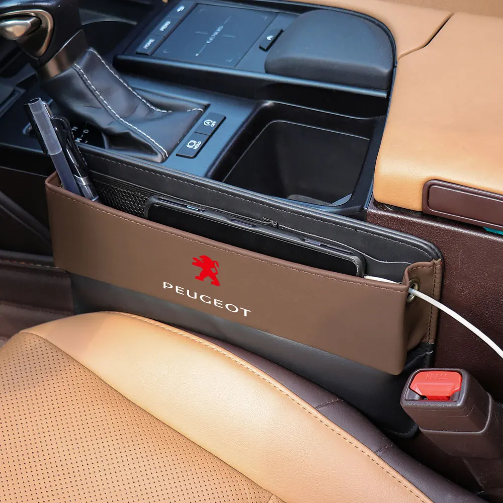 Leather Car Seat Crevice Storage Box Seat Organizer Gap Slit Filler Holder For Peugeot 206 207 208 407 508 2008 Center Hubcap
Leather Car Seat Crevice Storage Box Seat Organizer Gap Slit Filler Holder For Peugeot 206 207 208 407 508 2008 Center Hubcap