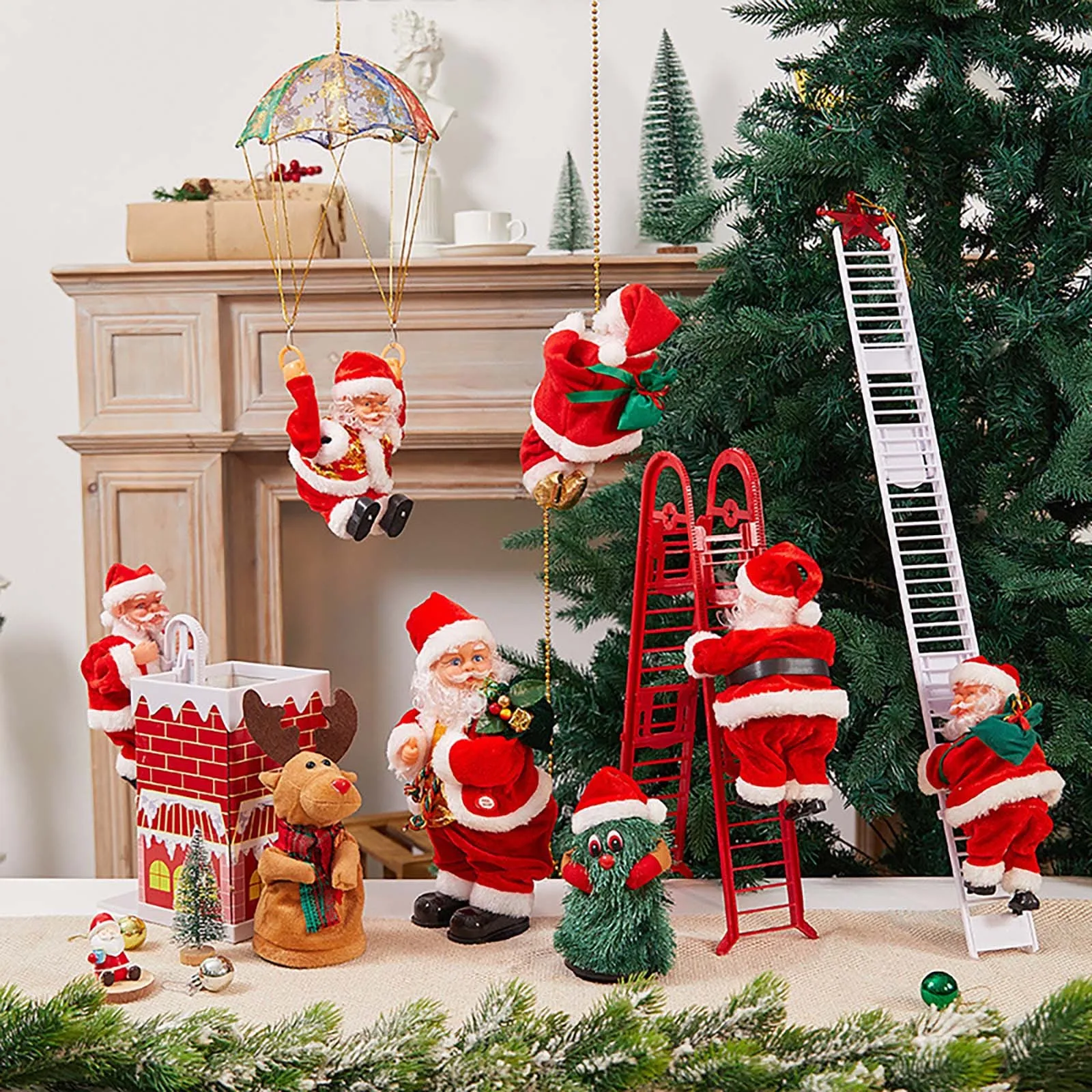 Electric Santa Claus Climbing Decor Climbing Santa Doll Toy With Christmas Music Hanging Christmas Home Decor Gifts For Children
Electric Santa Claus Climbing Decor Climbing Santa Doll Toy With Christmas Music Hanging Christmas Home Decor Gifts For Children