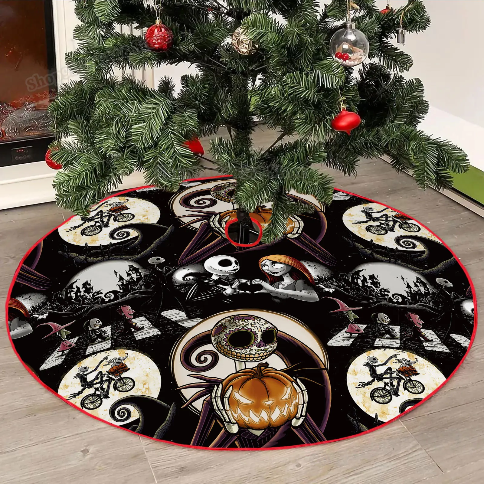The Nightmare Before Christmas Tree Skirt Jack Skellingtone Xmas Tree Cover Foot Colorful Decoration Festival Supplies Mat Base
The Nightmare Before Christmas Tree Skirt Jack Skellingtone Xmas Tree Cover Foot Colorful Decoration Festival Supplies Mat Base