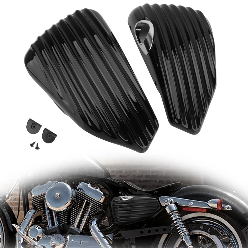 Motorcycle Black Left Right Side Oil Tank Cover Battery Cover For Harley Sportster XL883 1200 2004-2013 12 11 10 09 08 07 06 05
Motorcycle Black Left Right Side Oil Tank Cover Battery Cover For Harley Sportster XL883 1200 2004-2013 12 11 10 09 08 07 06 05
