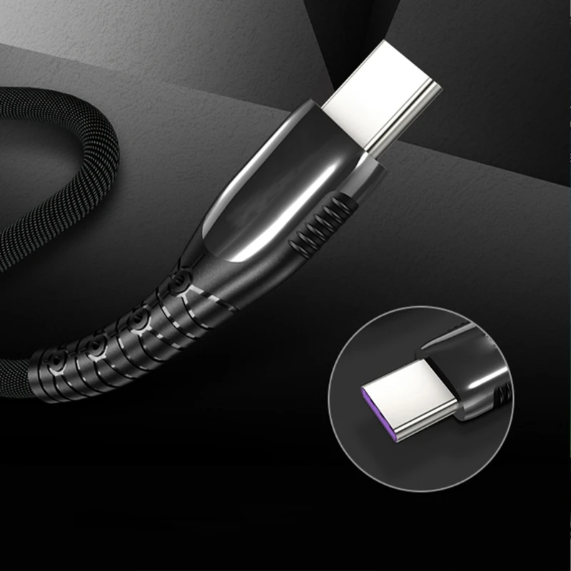 USB Type C Cable 5A Fast Charging Braided Cord Wire for Type C Devices 1m Length Dropship
USB Type C Cable 5A Fast Charging Braided Cord Wire for Type C Devices 1m Length Dropship