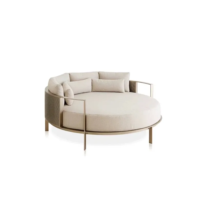Villa outdoor aluminum alloy bed leisure seaside sofa chair hotel courtyard creative homestay garden outdoor deck chair
Villa outdoor aluminum alloy bed leisure seaside sofa chair hotel courtyard creative homestay garden outdoor deck chair