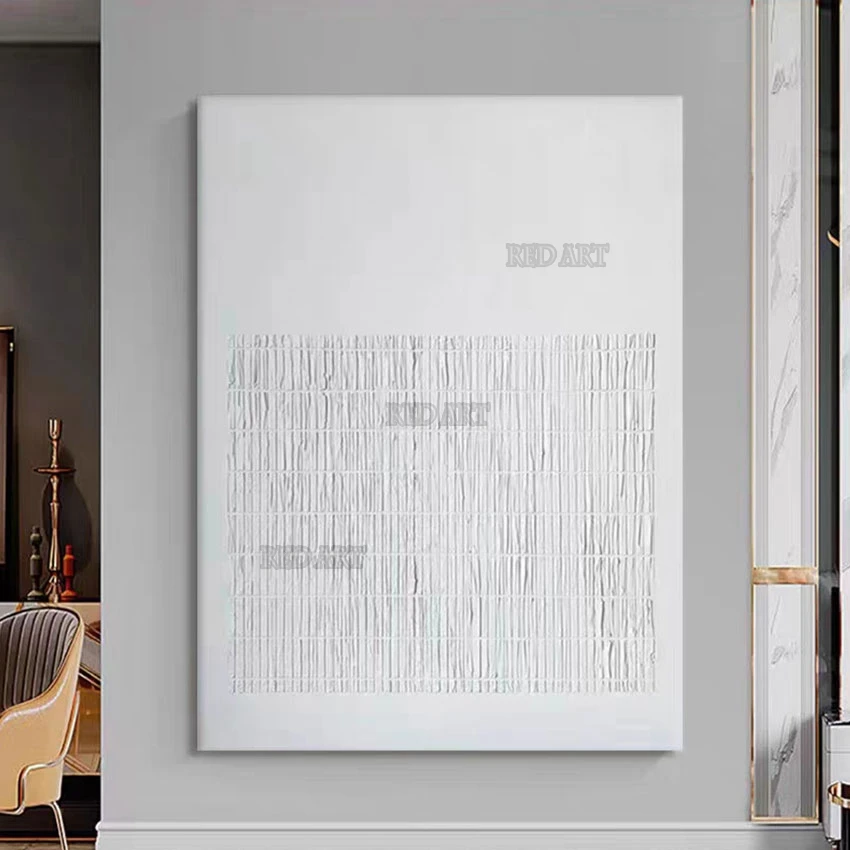 Decorative Thickness Abstract White Texture Unframed Hotel Decor Big Size OIl Painting Pure Hand-painted Canvas Art Murals
Decorative Thickness Abstract White Texture Unframed Hotel Decor Big Size OIl Painting Pure Hand-painted Canvas Art Murals