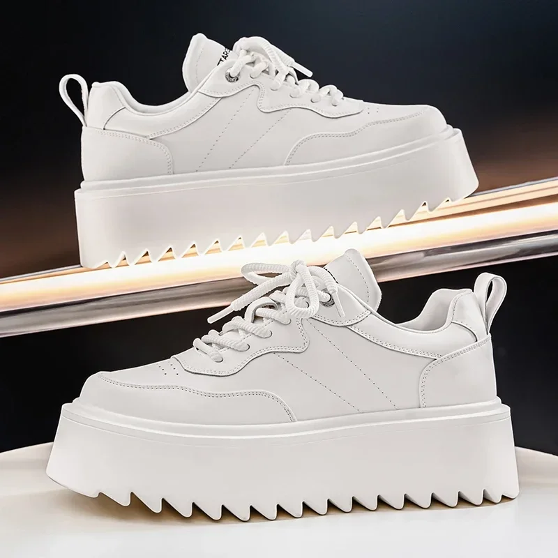 Small White Men's Shoes 2025 Spring New Leisure Fashion Running Shoes Fashion Thick Soles Casual Sports Shoes Men Board Shoe
Small White Men's Shoes 2025 Spring New Leisure Fashion Running Shoes Fashion Thick Soles Casual Sports Shoes Men Board Shoe