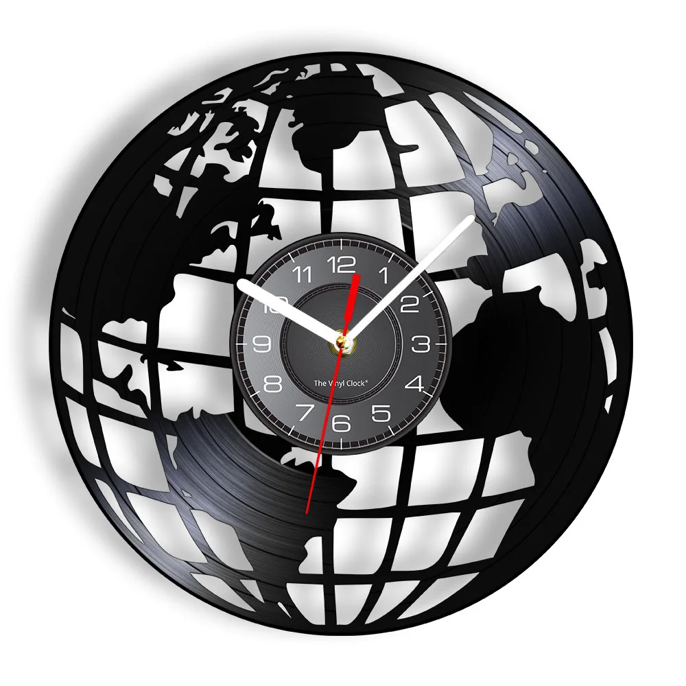 3D Earth Wall Clock Globe Map Home Decor Vinyl Record Wall Clock World Map Interior Modern Clock Housewarming Gift
3D Earth Wall Clock Globe Map Home Decor Vinyl Record Wall Clock World Map Interior Modern Clock Housewarming Gift