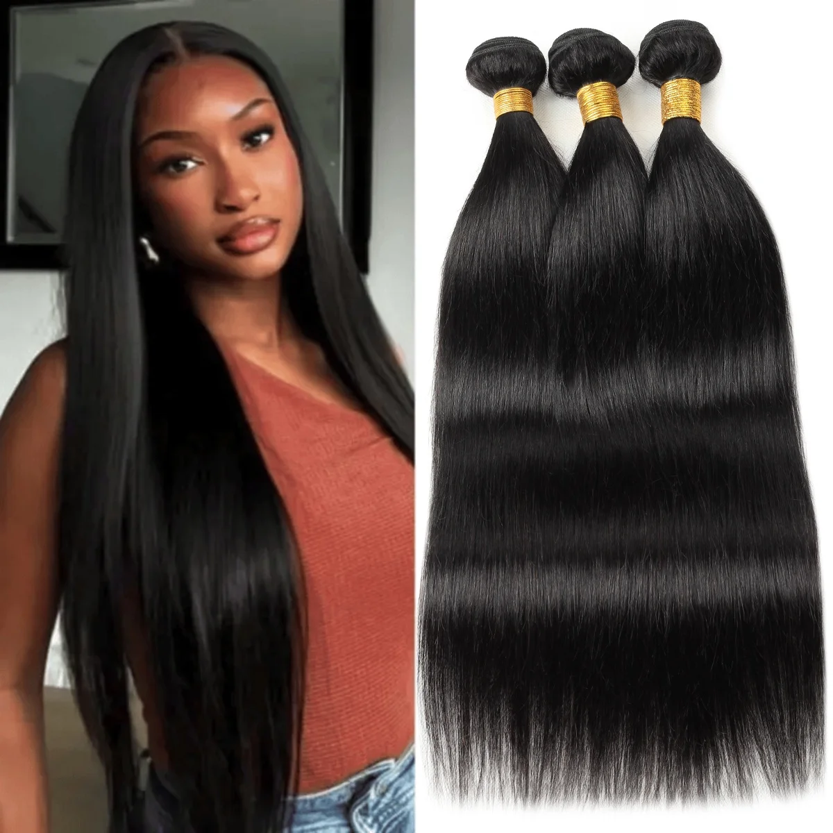 Brazilian 30 Inch Raw Virgin Unprocessed 100% Human Hair Extensions Bone Straight 1 3 4 Bundles Double Weft Bulk Braiding Hair
Brazilian 30 Inch Raw Virgin Unprocessed 100% Human Hair Extensions Bone Straight 1 3 4 Bundles Double Weft Bulk Braiding Hair