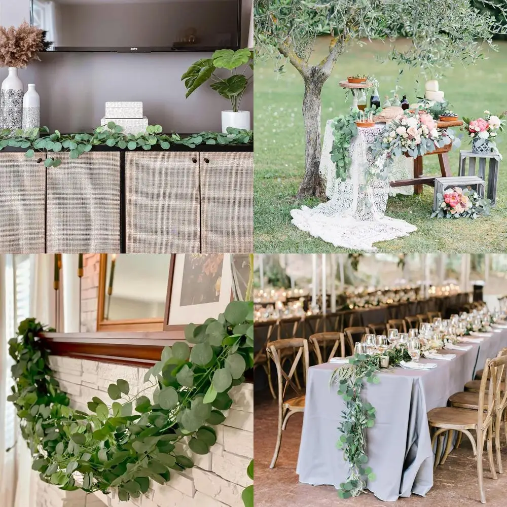 Artificial Eucalyptus Garland: 72 Pieces Greenery for Wedding, Party, and Home Décor
Artificial Eucalyptus Garland: 72 Pieces Greenery for Wedding, Party, and Home Décor