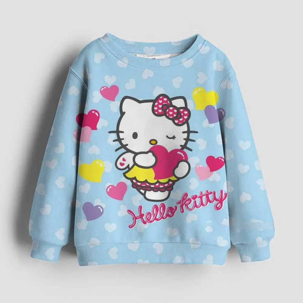 Повседневная новая осенняя детская одежда Hello Kitty с принтом для девочек, короткая толстовка с капюшоном, свитер Hello Kitty, удобный и милый топ
Повседневная новая осенняя детская одежда Hello Kitty с принтом для девочек, короткая толстовка с капюшоном, свитер Hello Kitty, удобный и милый топ