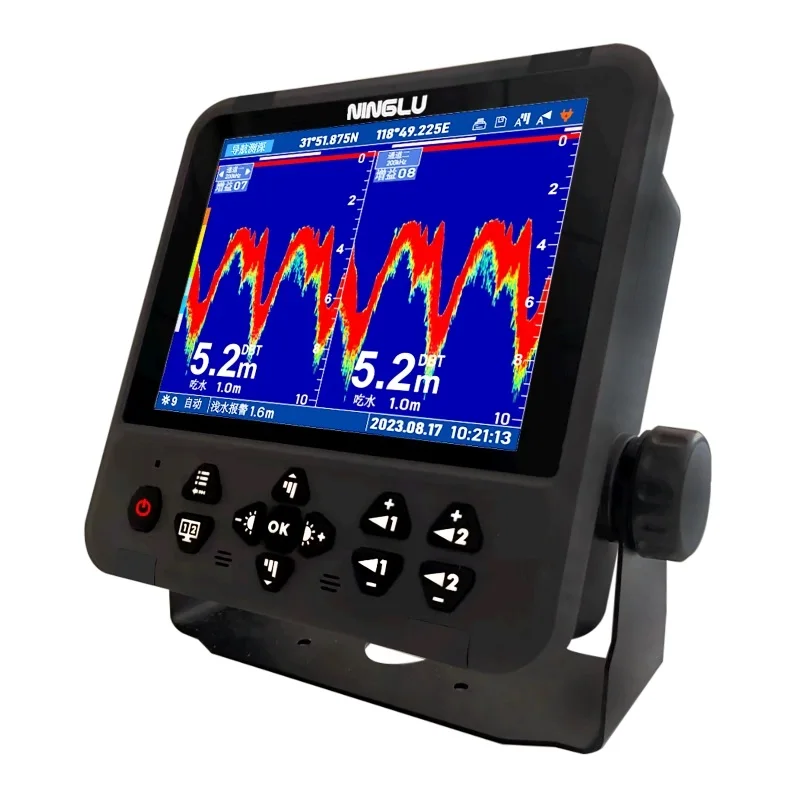 Навигационный эхолот DS2008 с 10-дюймовым ЖК-дисплеем, IMO Ninglu Marine Electronics, для судовой навигации и связи, CCS IMO, для судов и лодок
Навигационный эхолот DS2008 с 10-дюймовым ЖК-дисплеем, IMO Ninglu Marine Electronics, для судовой навигации и связи, CCS IMO, для судов и лодок