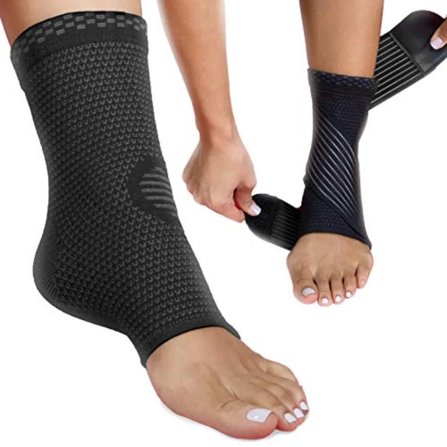 Ankle Brace for Plantar Fasciitis Relief, Tendonitis, and Achilles Tendon Support - Compression Foot Sleeve for Men and Women
Ankle Brace for Plantar Fasciitis Relief, Tendonitis, and Achilles Tendon Support - Compression Foot Sleeve for Men and Women