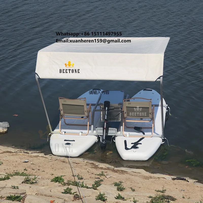 Portable Leisure Fishing Double Catamaran Boat Inflatable Paddleboard Pedal Bikes
Portable Leisure Fishing Double Catamaran Boat Inflatable Paddleboard Pedal Bikes